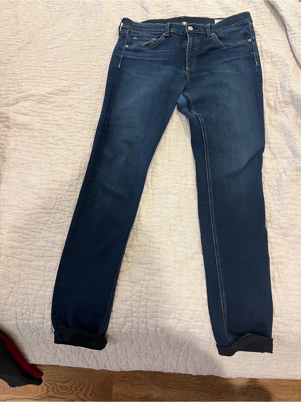 rag & bone Dark Indigo Skinny Jeans